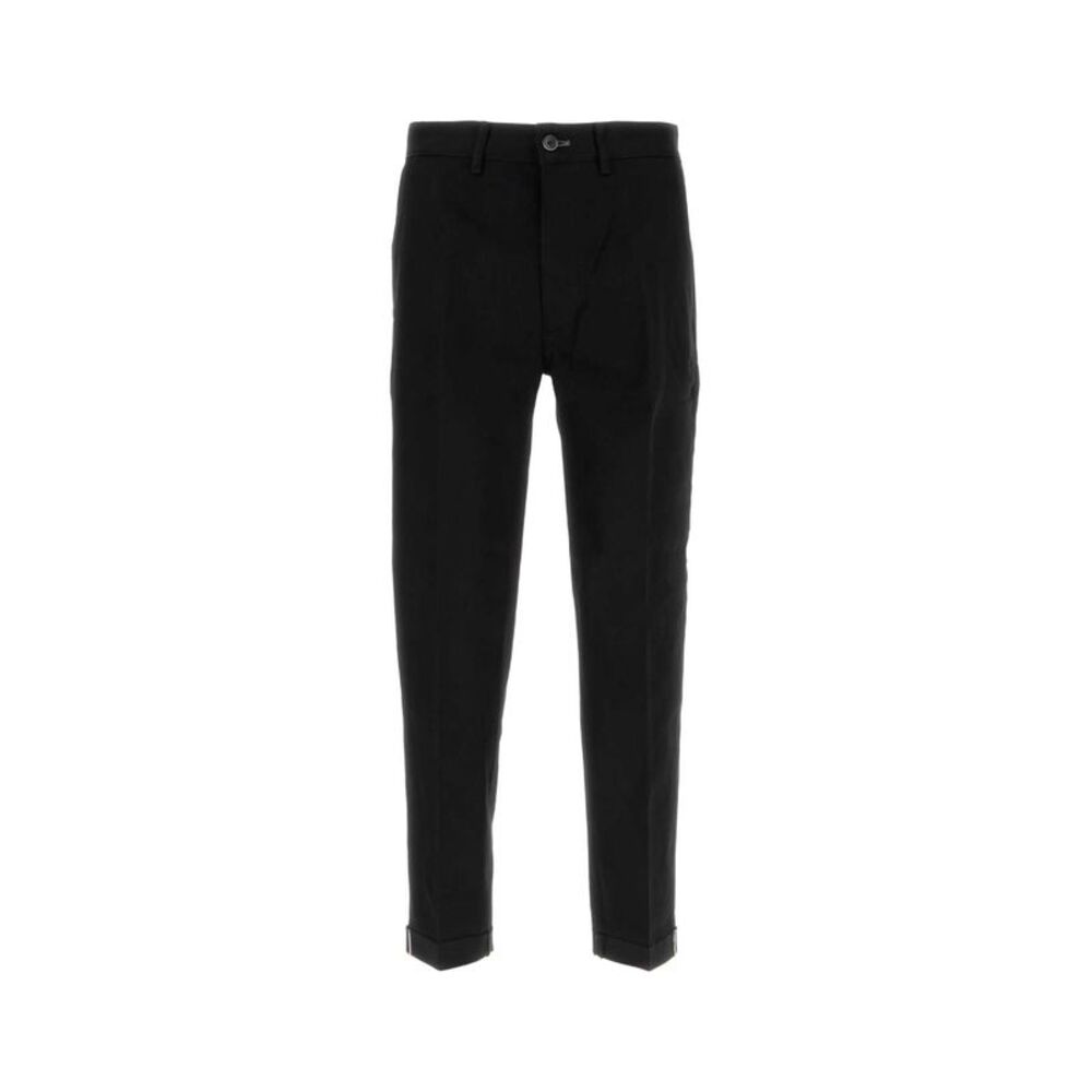 Nine In The Morning Men Black Stretch Cotton Blend Pant